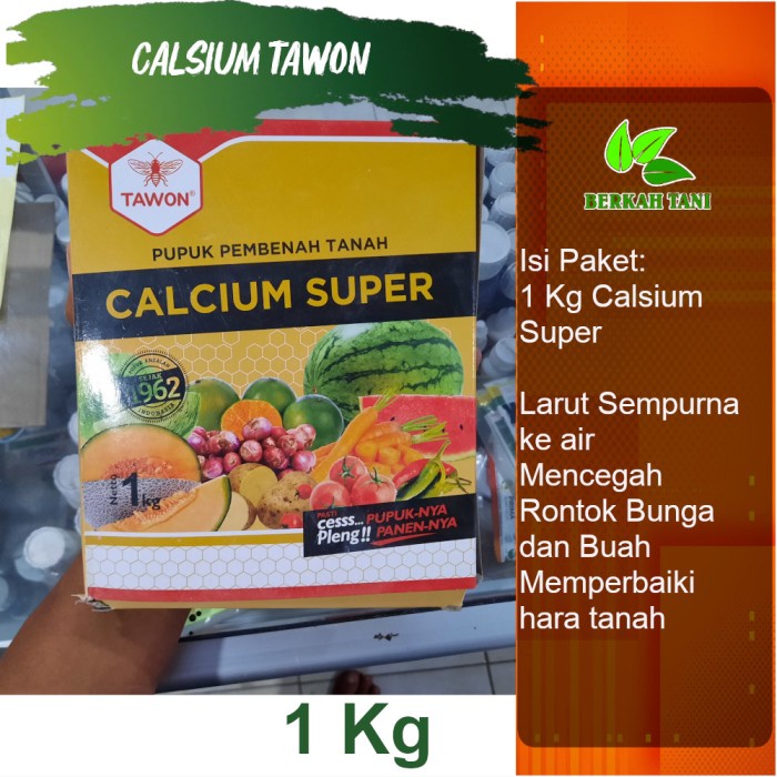 Jual Pupuk Kalsium 1 Kg Calsium 1 Kg Cap Tawon Shopee Indonesia