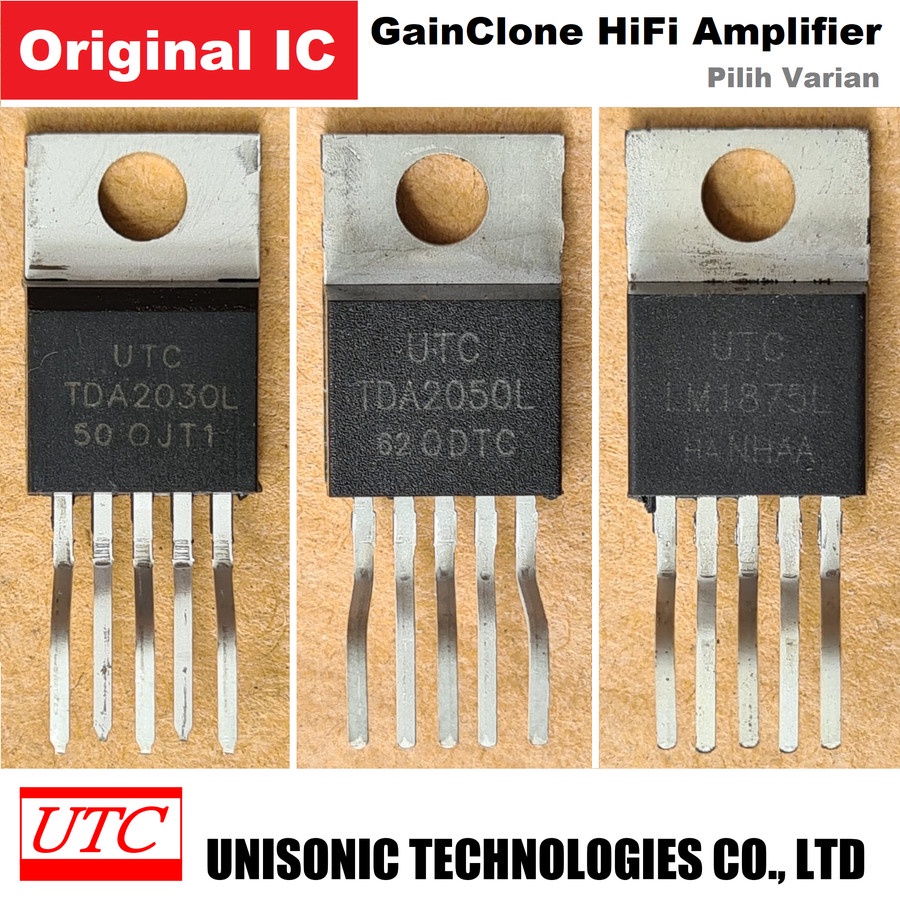 Jual Ic Hifi Amplifier Gainclone Original Utc Lm L Tda L