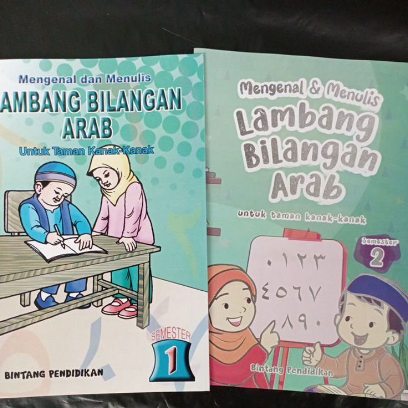 Jual Menulis Lambang Bilangan Arab Kecil Untuk TK PAUD Shopee