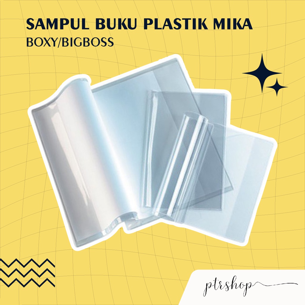 Jual Boxy Sampul Buku Plastik Mika Bening Shopee Indonesia