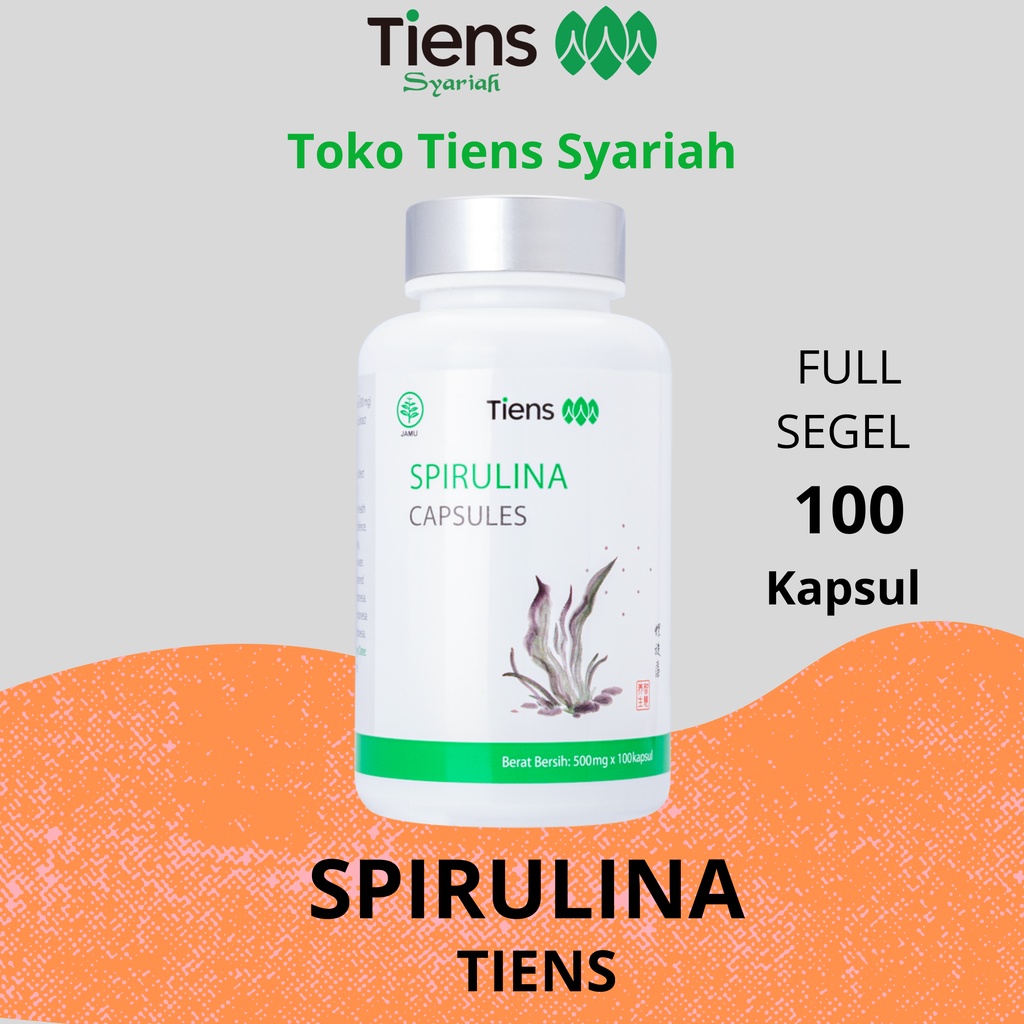 Jual TIENS TIANSHI SPIRULINA CAPSULES ISI 100 KAPSUL PELENGKAP GIZI