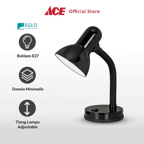 Jual Ace Eglo Basic Lampu Meja Hitam Multifunctional Table Lamp Lampu