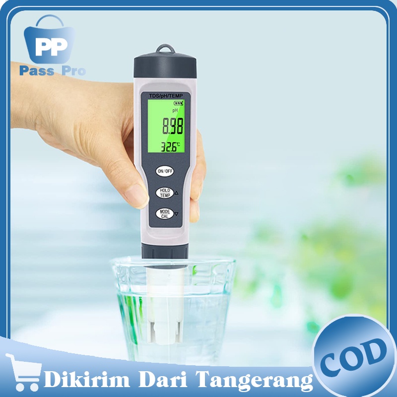 Jual EZ 9901 3 In 1 Salinity TDS Temperature PH Meter Water Quality