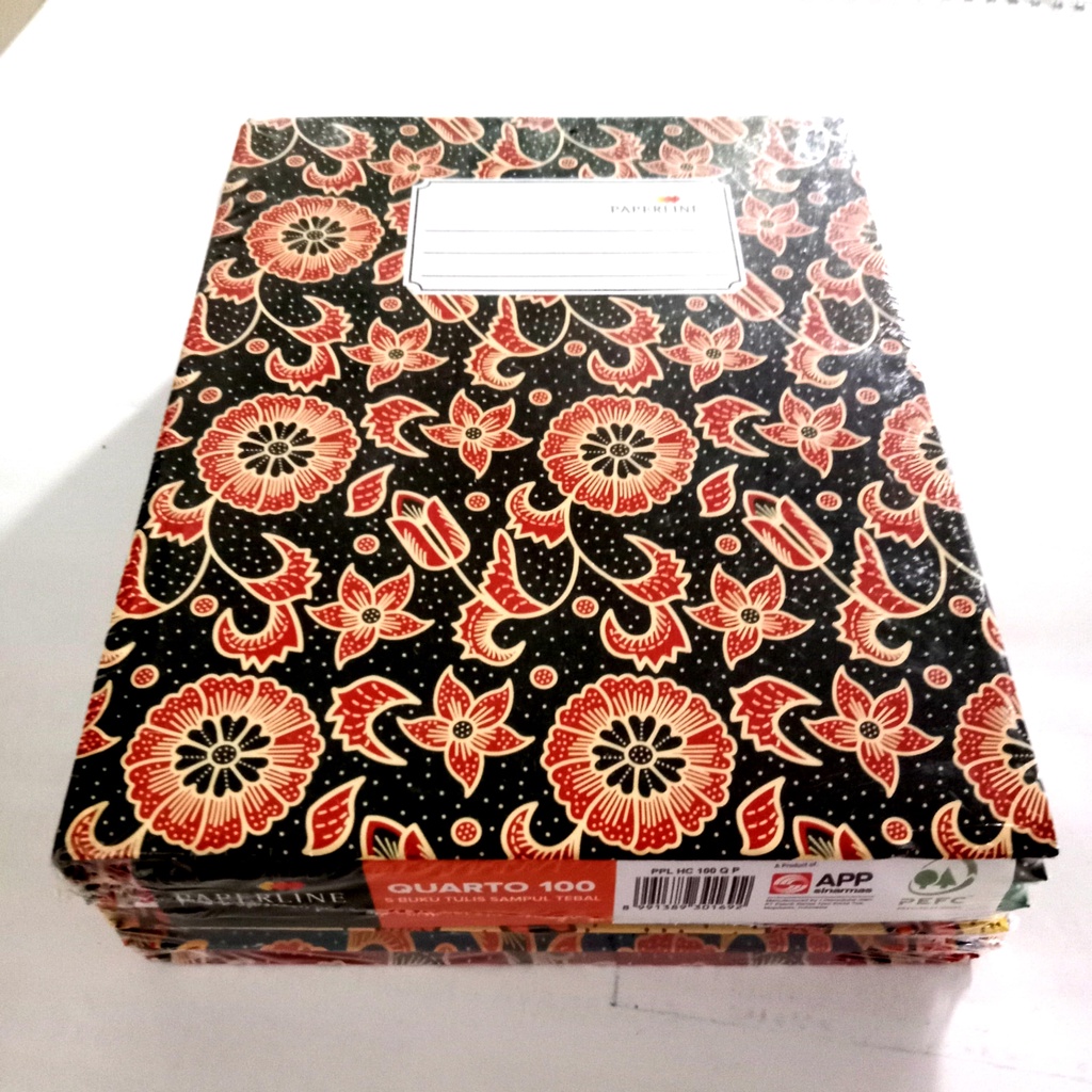 Jual BUKU BATIK QUARTO ISI 100 PAPERLINE Shopee Indonesia