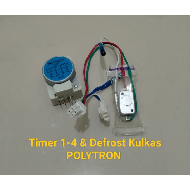 Jual Timer Defrost Bimetal Fuse Kulkas Polytron Pintu Shopee Indonesia