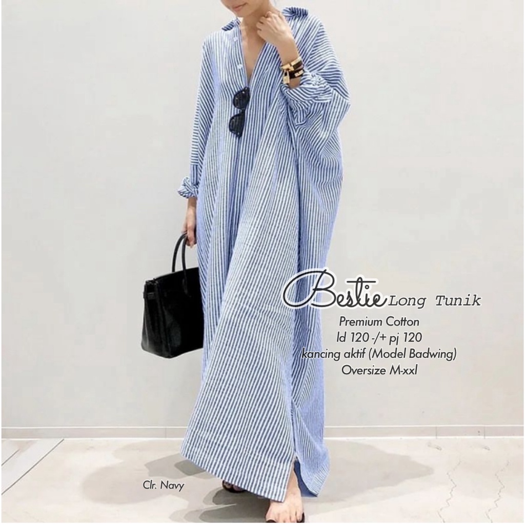 Jual Bestie Long Tunik Tunik Korean Style Tunik Wanita Hijab Tunik