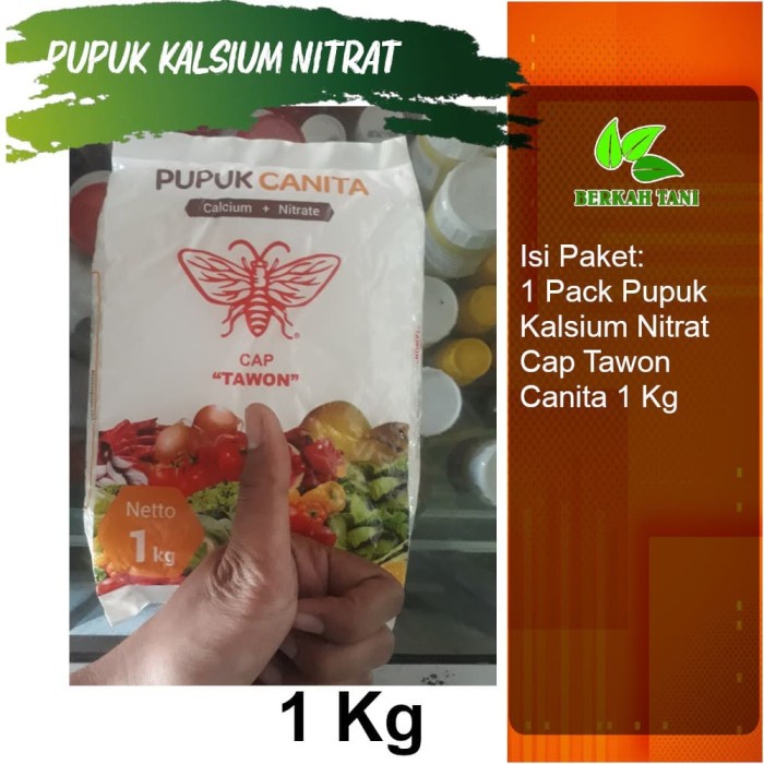 Jual Pupuk Kalsium Nitrat Pupuk Canita Cap Tawon 1 Kg Shopee