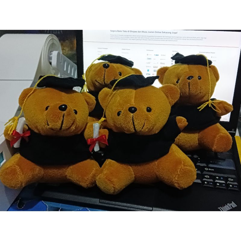 Jual Boneka Tedy Bear Wisuda Graduation Sarjana Cocok Buat Kado Ulang