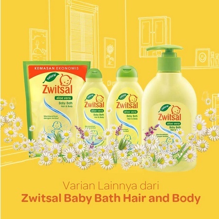 Jual Zwitsal Baby Bath Hair And Body Natural Aloe Vera 450 600ML