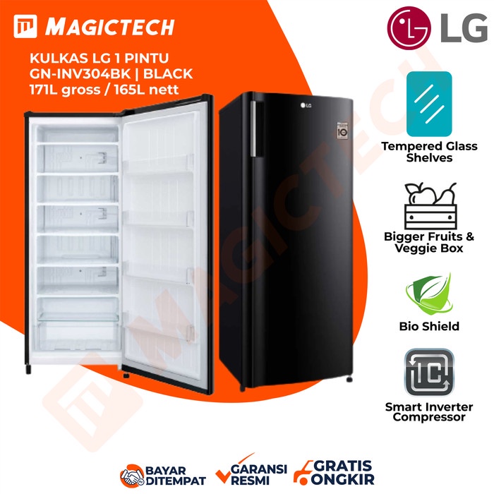 Jual Kulkas Freezer Es Batu Asi Rak Lg Gn Inv Bk Bk Inverter