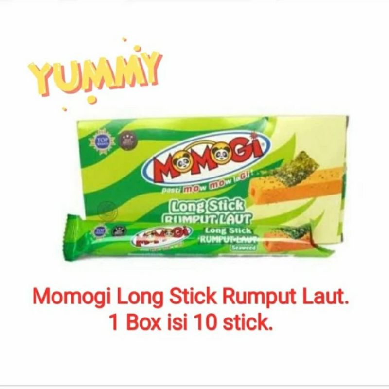 Jual Momogi Rumput Laut Long Stick Snack Isi Pcs Shopee Indonesia