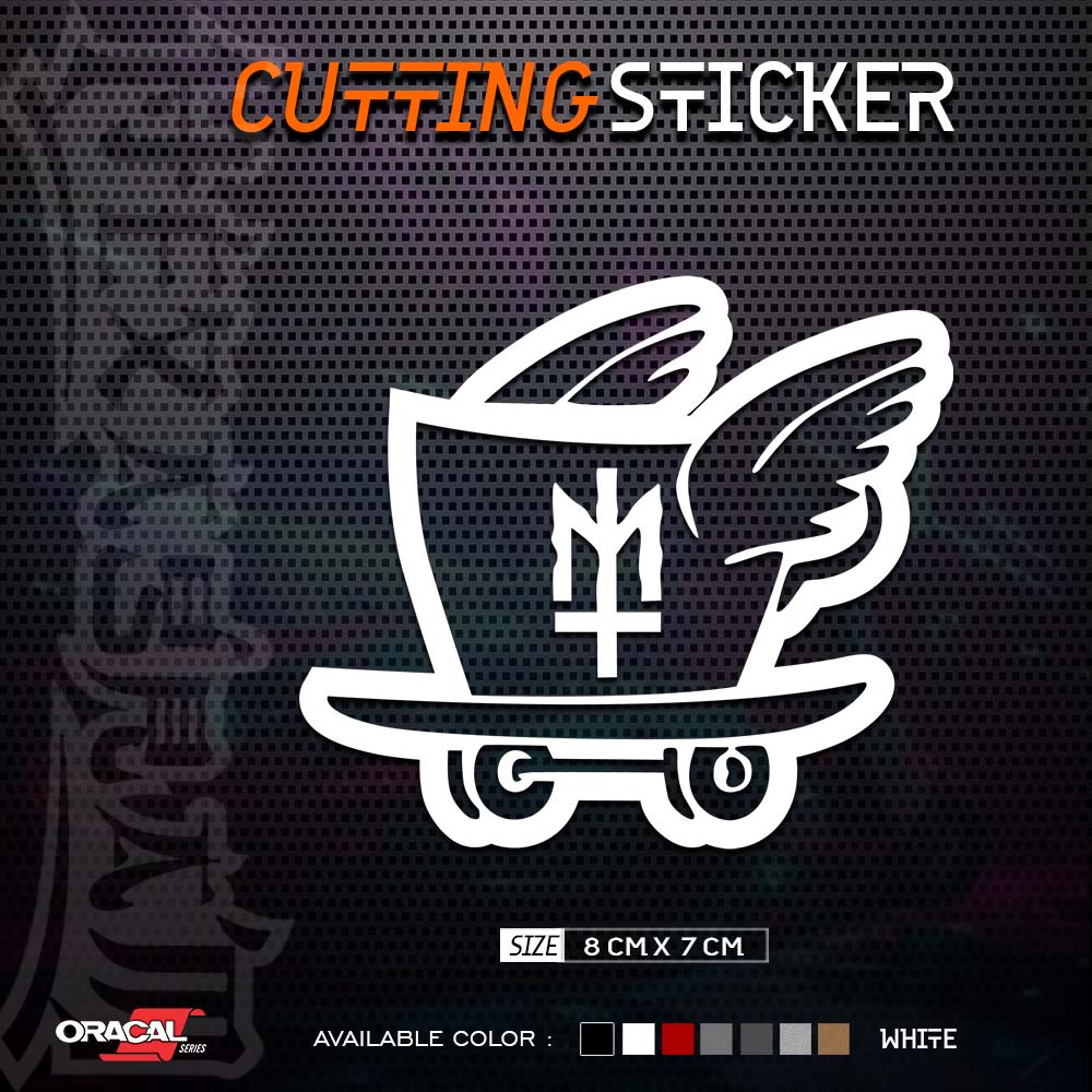 Jual Stiker Cutting Maternal Skateboard Wings Cutting Sticker