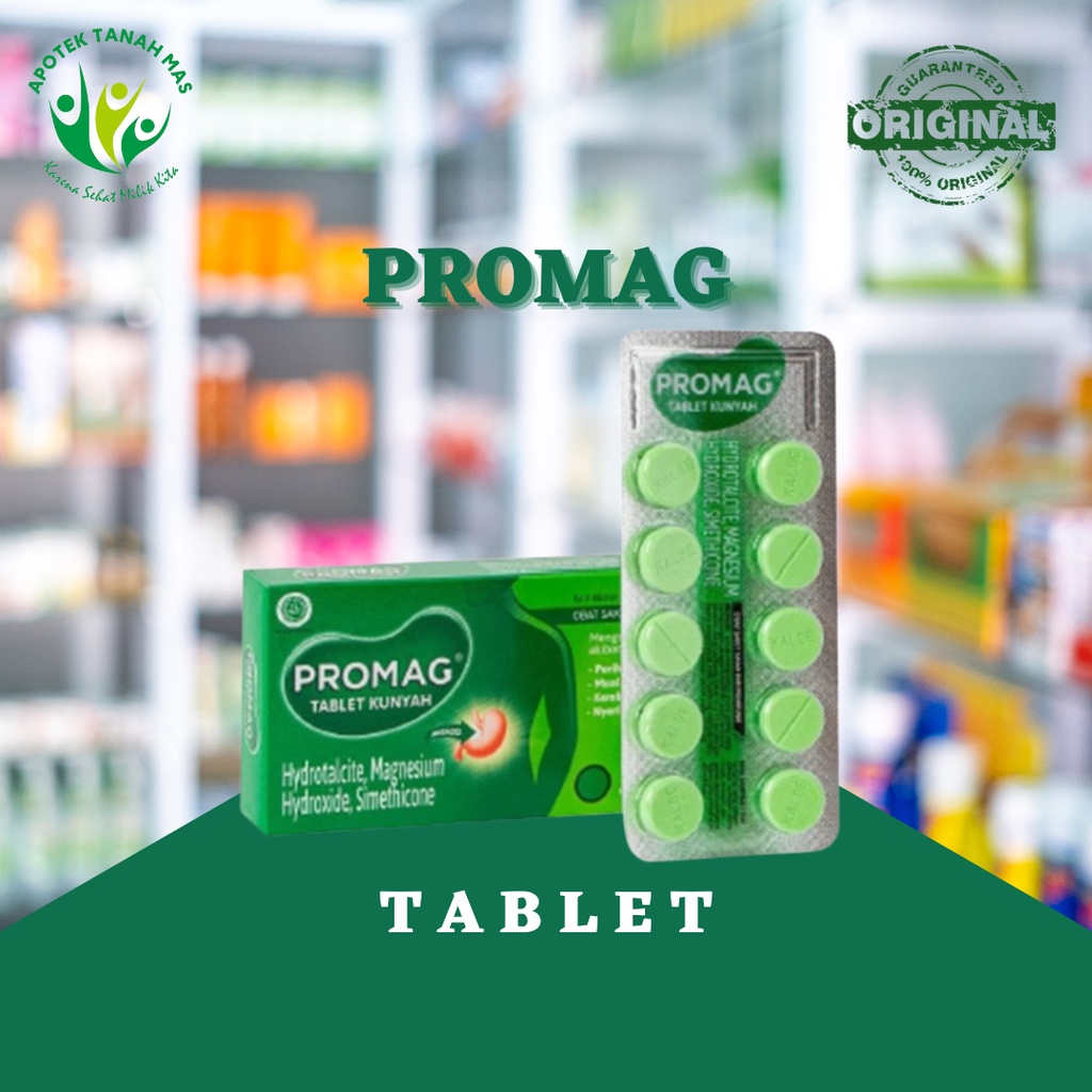 Jual Promag Tablet Untuk Obat Sakit Perut Maag Shopee Indonesia