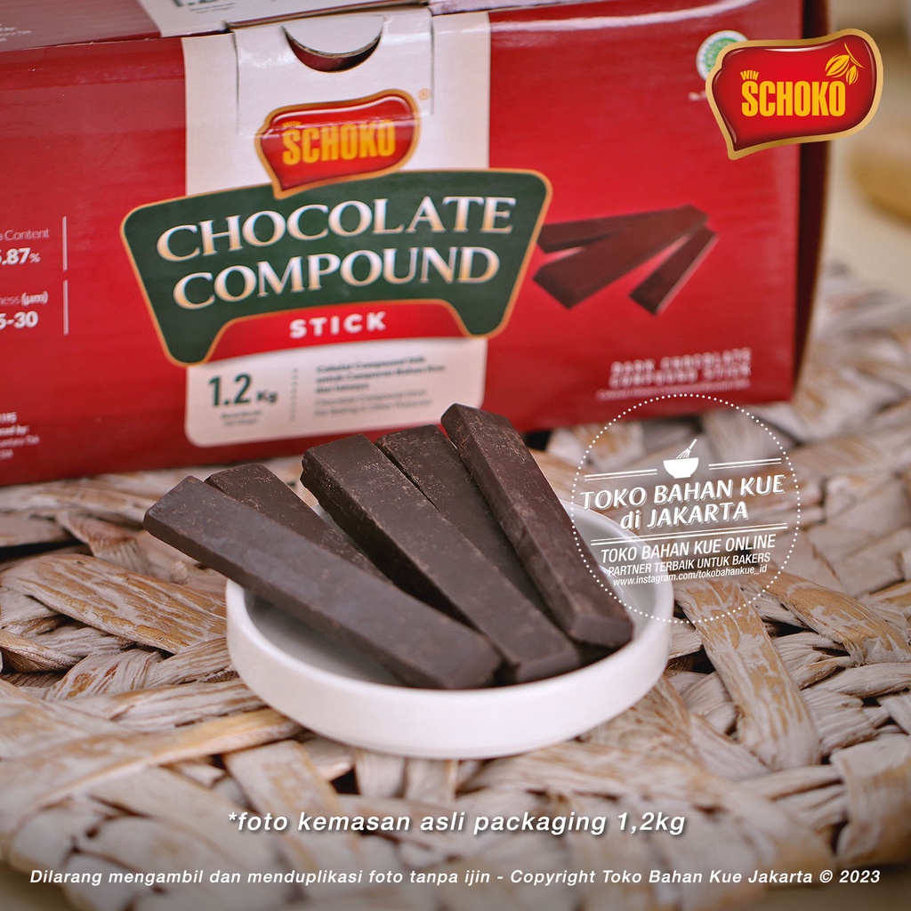 Jual Schoko Stick Compound Gr Repack Dark Chocolate Cokelat Baking