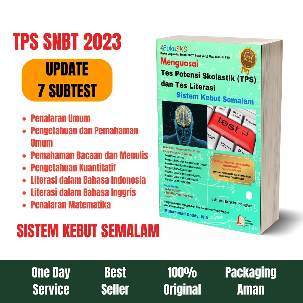 Jual BUKU SKS SNBT 2023 MENGUASAI TES POTENSI SKOLASTIK TPS DAN TES