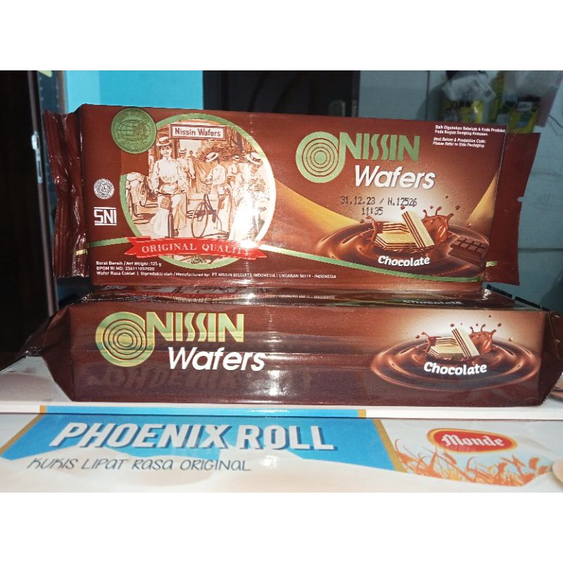 Jual NISSIN WAFERS Cokelat Shopee Indonesia