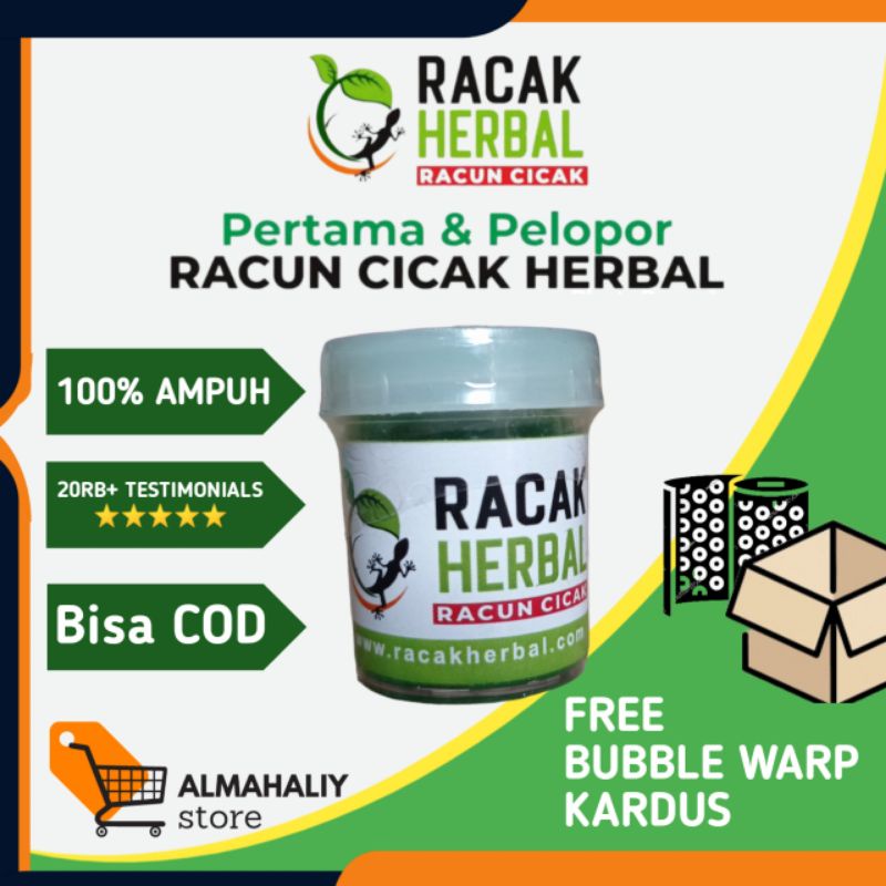 Jual Racak Herbal Racun Cicak Dan Tokek Terbukti Paling Ampuh 20gr