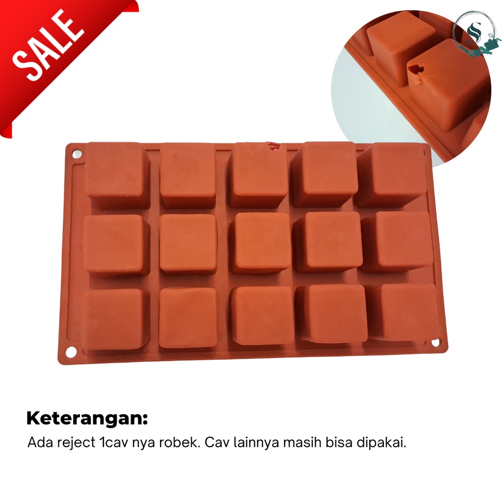 Jual PROMO Cetakan Silicon Puding Jelly Kotak 15cav Shopee Indonesia