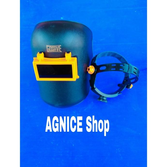 Jual Kedok Las GOSAVE Face Shield Welding Helmet Topi Las Shopee