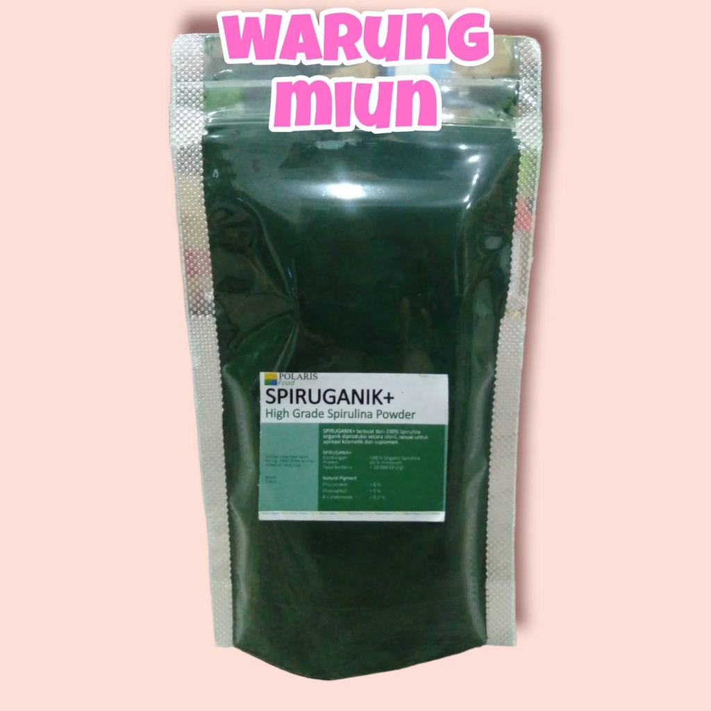 Jual Spiruganik Spirulina Powder 100gram Shopee Indonesia