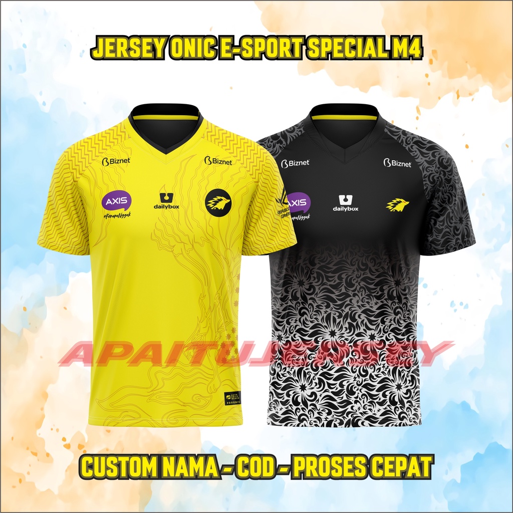 Jual Jersey Onic Esport Special M Free Request Nama Shopee