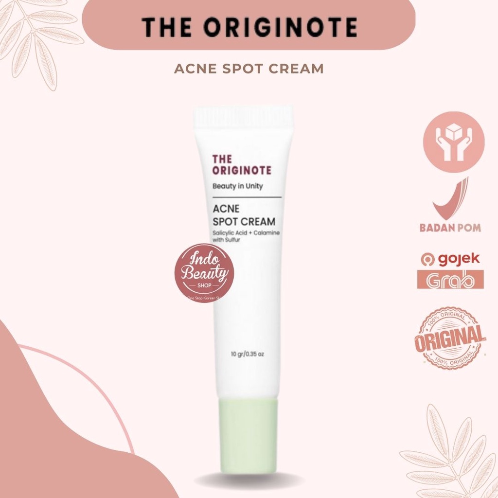 Jual BPOM The Originote Acne Spot Cream 10gr Acne Spot Treatment Gel