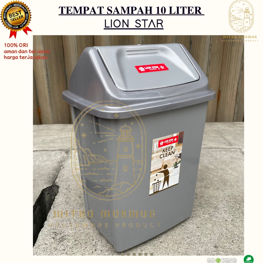 Jual TEMPAT SAMPAH MPW SILVER ABU 5L 10L 15L 20L 42L 55L 65L 70L 100L