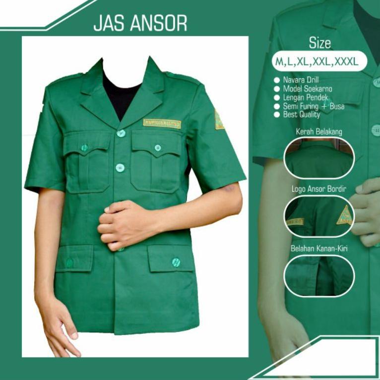 Jual Ready Stock Jaz Ansor Jas Nu Jas Ansor Soekarno Jas Ansor