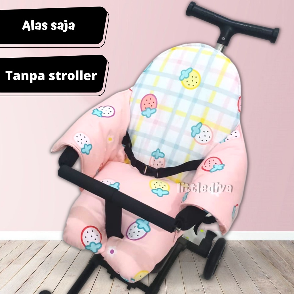 Jual Alas Stroller Segi Empat Sweet Berry T Bantalan Alas Trike