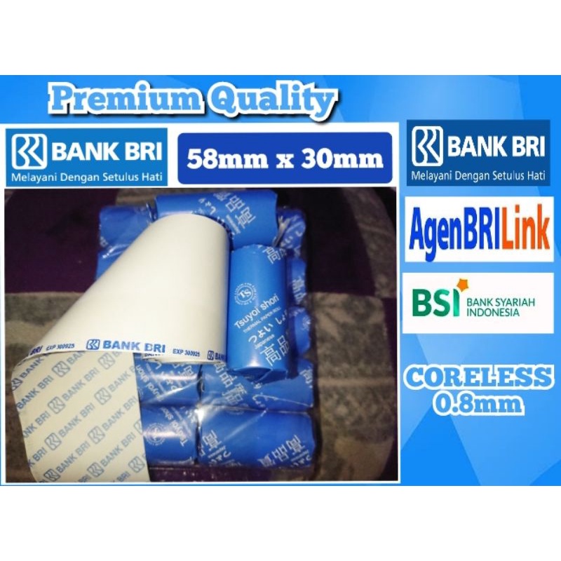 Jual Kertas Struk Thermal Agen Brilink X X Paper Roll Printer