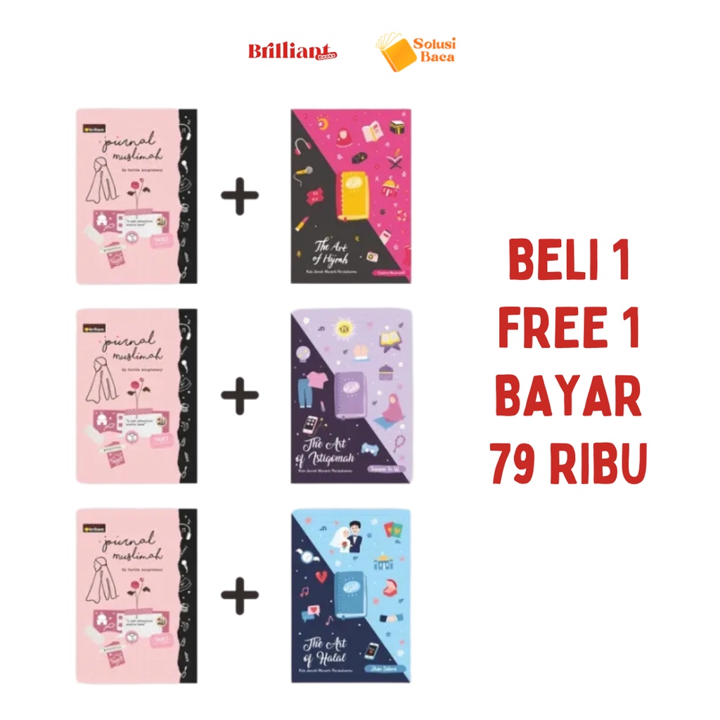 Jual Buy Get Buku Seri The Art Of Hijrah Halal Istikomah Free