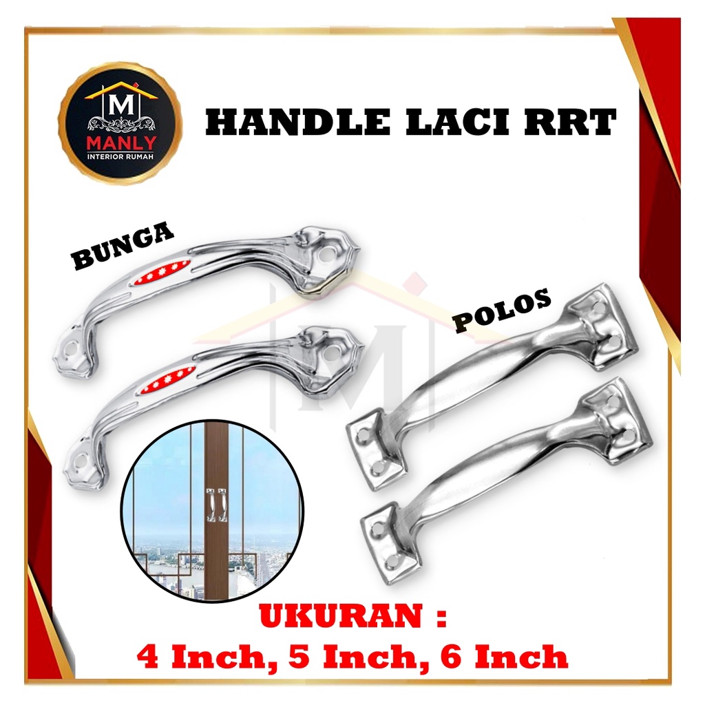 Jual Tarikan Laci Plat Handle Gagang Laci Pintu Lemari Silver Stainless