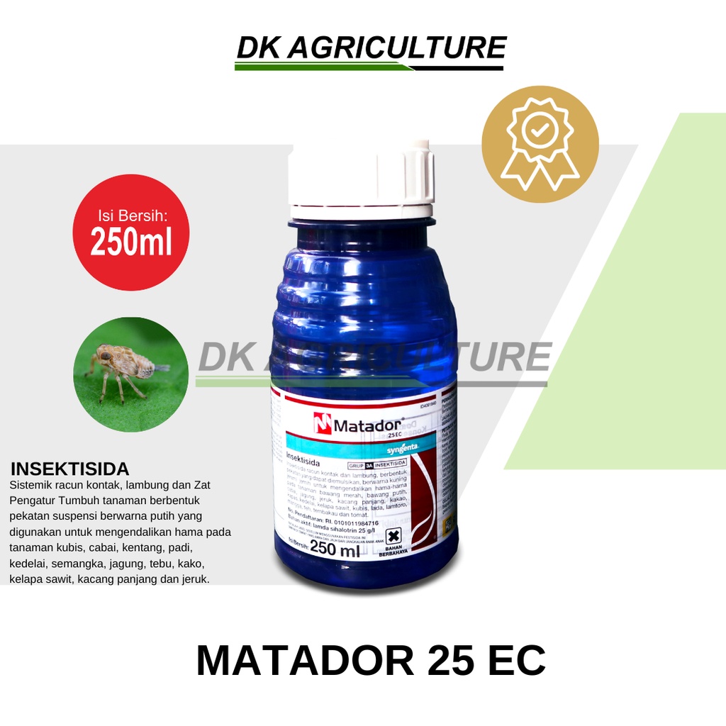 Jual Matador Insektisida 25 EC 250ml Original 100 Shopee Indonesia