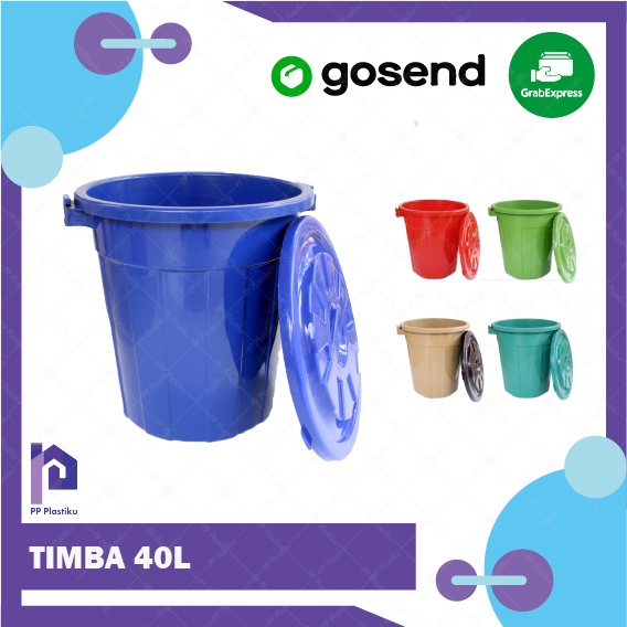 Jual TIMBA 40L TUTUP TONG AIR 40 LITER EMBER BASKOM EMBER