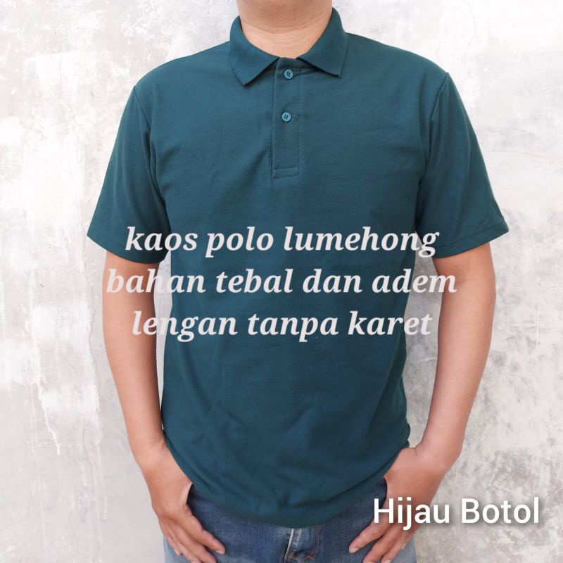 Jual KAOS KERAH POLO SHIRT CVC KATUN PIQUE LENGAN PENDEK 24s Shopee