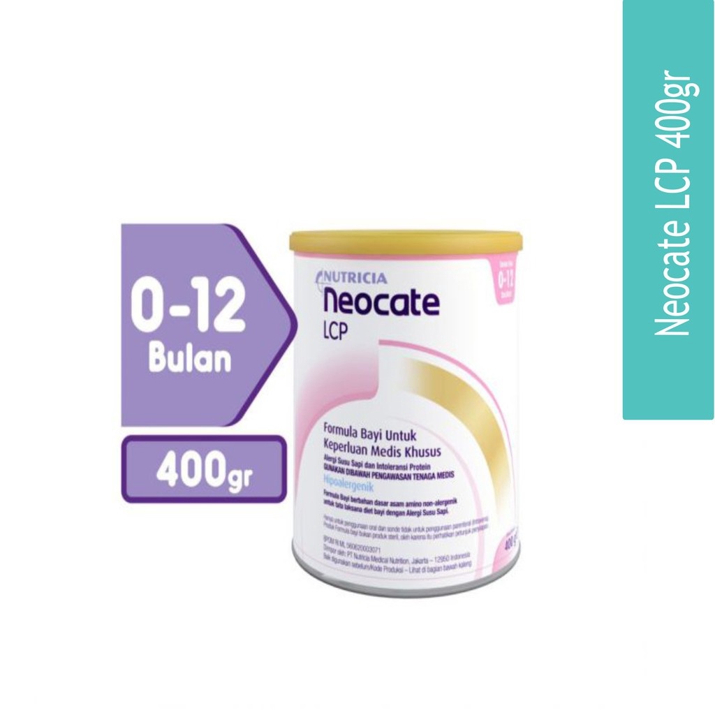 Jual Neocate LCP 400gr 0 12 Bulan Nutricia Neocate LCP 400 Susu