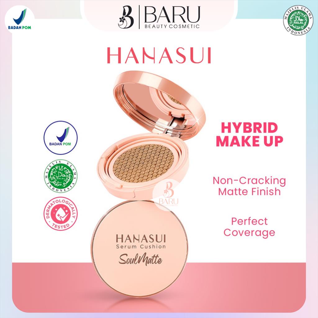 Jual Hanasui Serum Cushion Soulmatte Cushion Kosmetik Wajah Alas