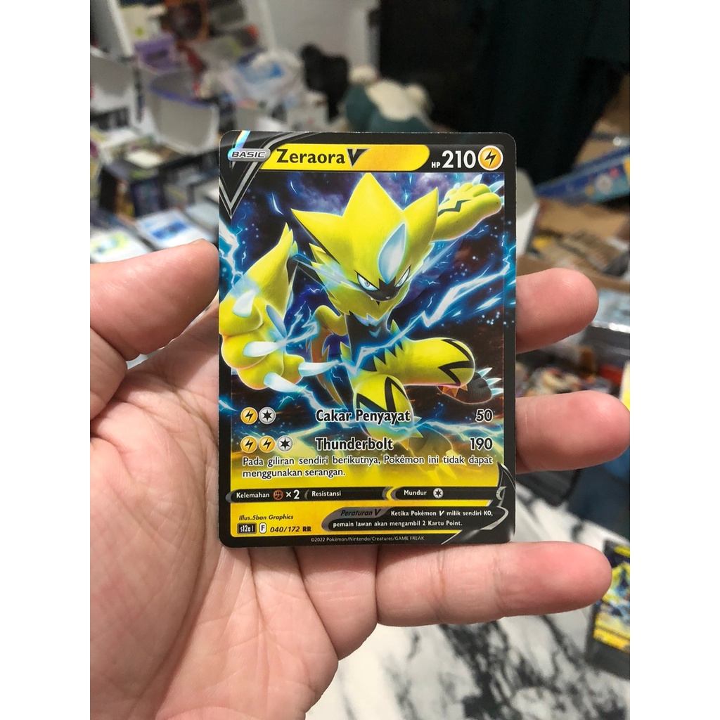 Jual Kartu Pokemon Tcg Zeraora V Rr S A Vstar Semesta Original