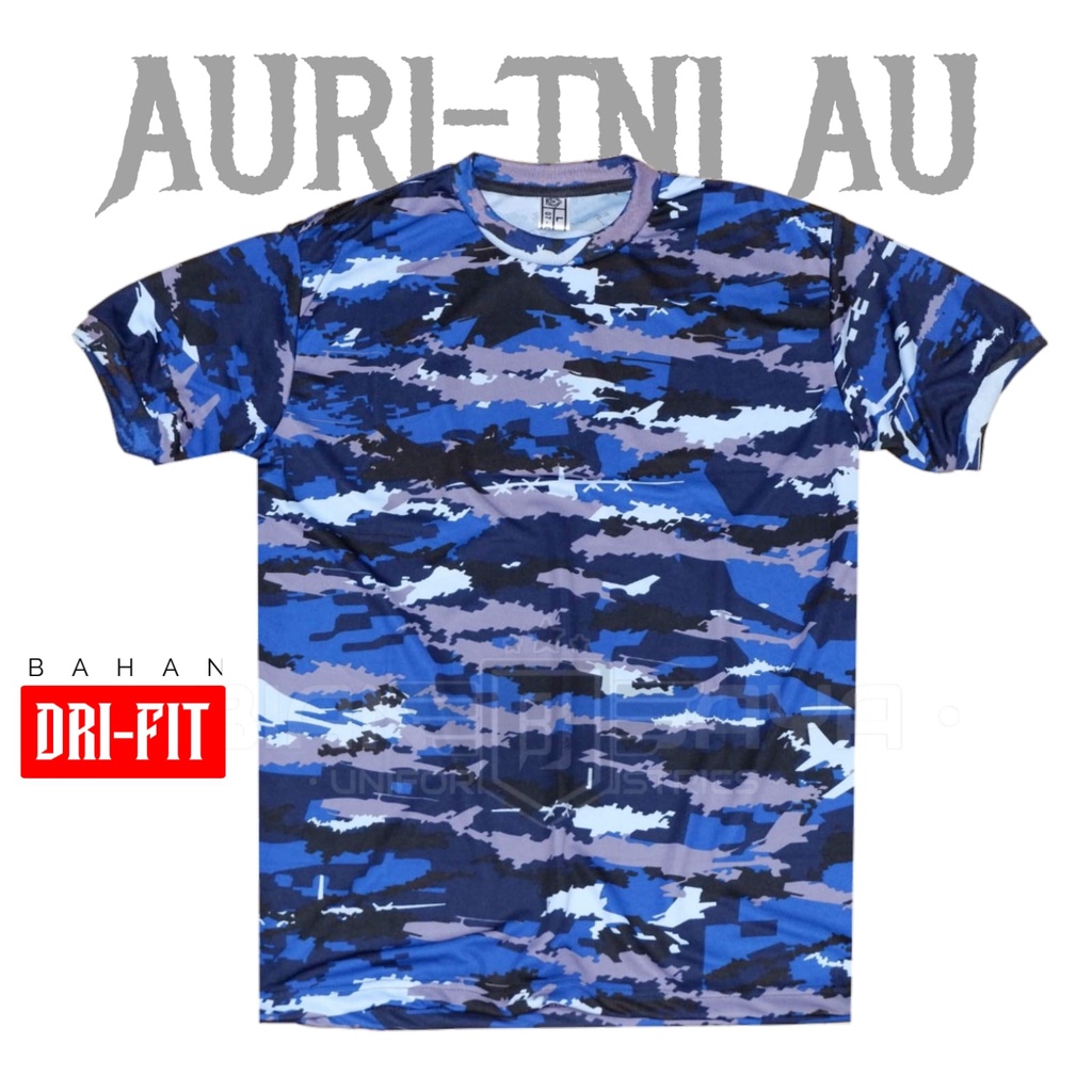 Jual Auri Kaos Loreng Pria Army Baju Kaos Pdl Tni Au Lengan Pendek