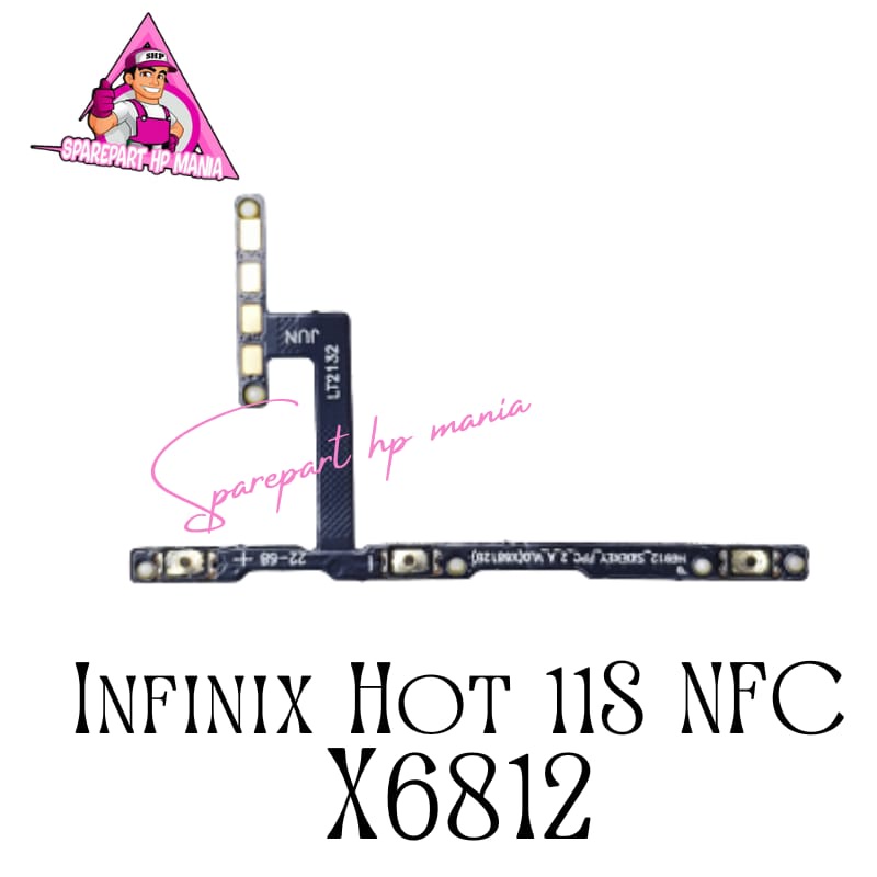 Jual FLEXIBLE ON OFF VOLUME INFINIX HOT 11S NFC FLEX SWITCH TOMBOL