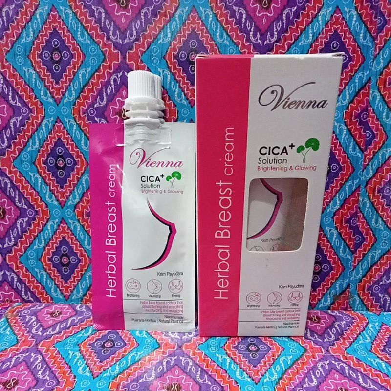 Jual Vienna Herbal Breast Cream 80 Ml Shopee Indonesia