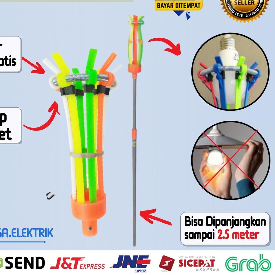 Jual Depan Stik Tongkat Alat Bantu Ganti Dan Pasang Kepala Lampu Led