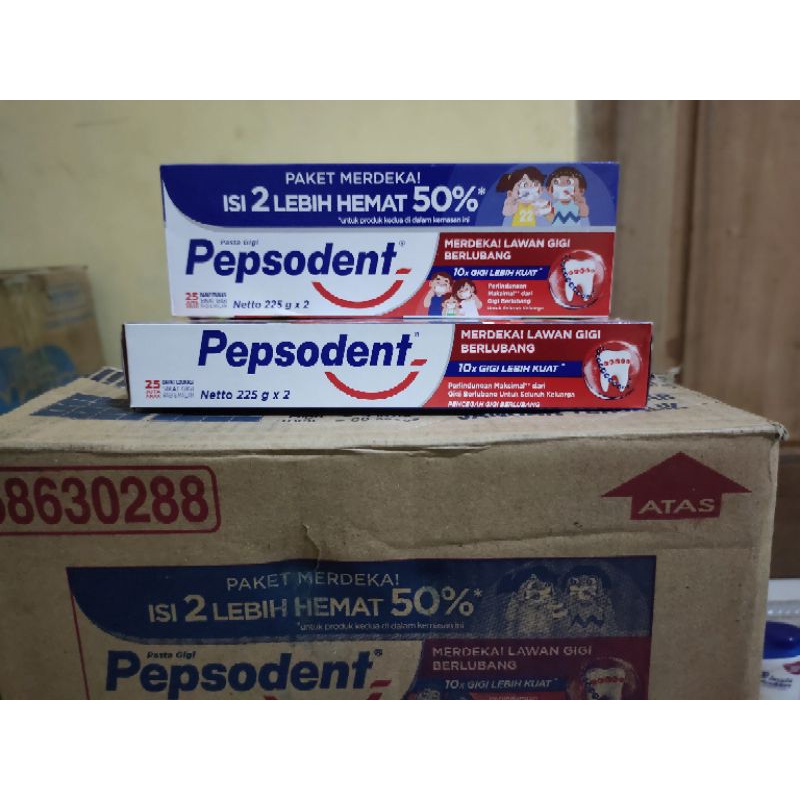 Jual Pepsodent Double Pack Gr Isi Buy Get Shopee Indonesia