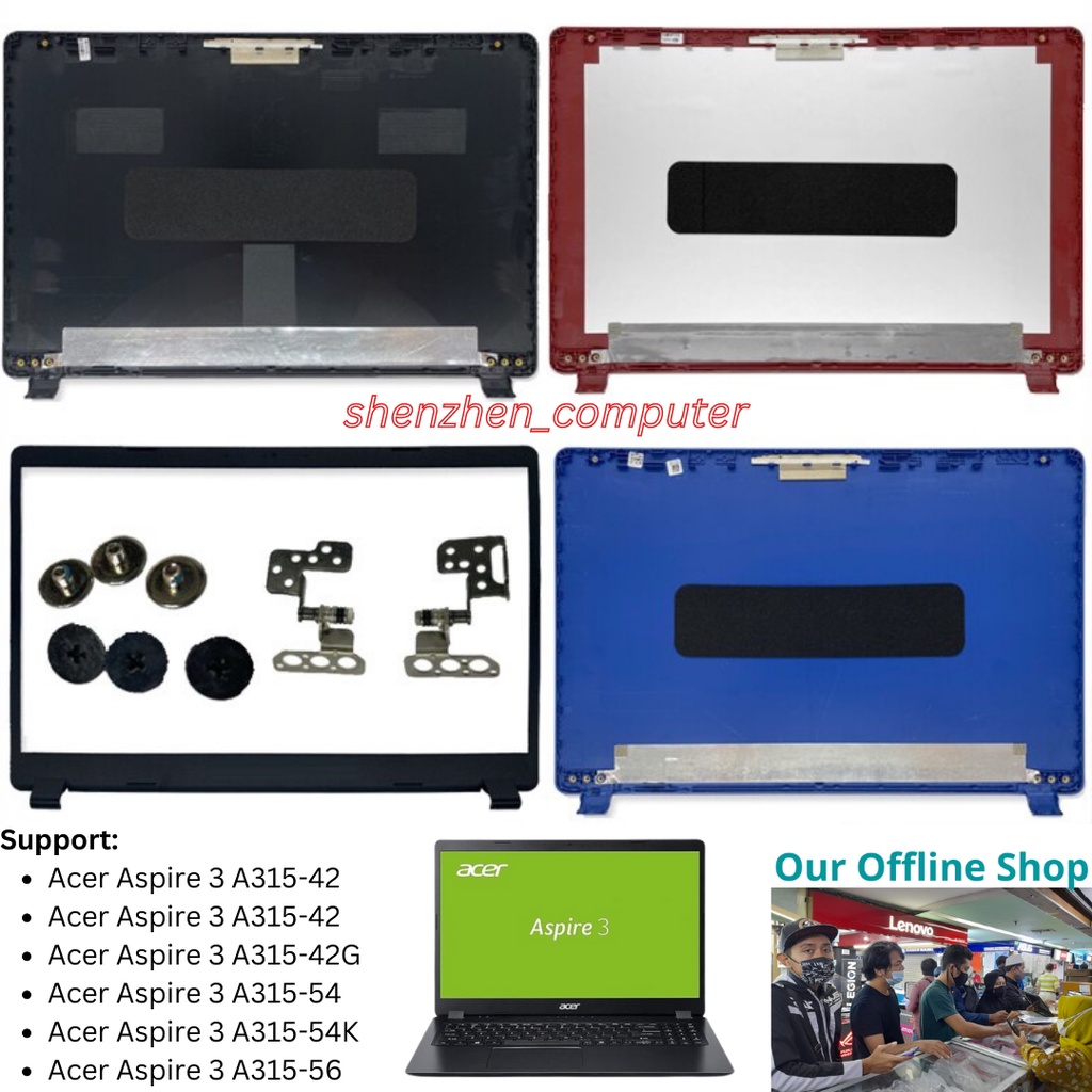 Jual Casing Laptop Acer Aspire A Penutup Depan Atas Bawah Bezel