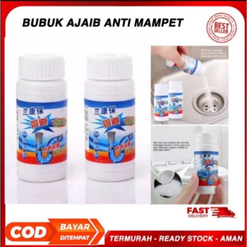 Jual Serbuk Anti Sumbat Anti Mampet WC Wastafel Saluran Air Kamar Mandi