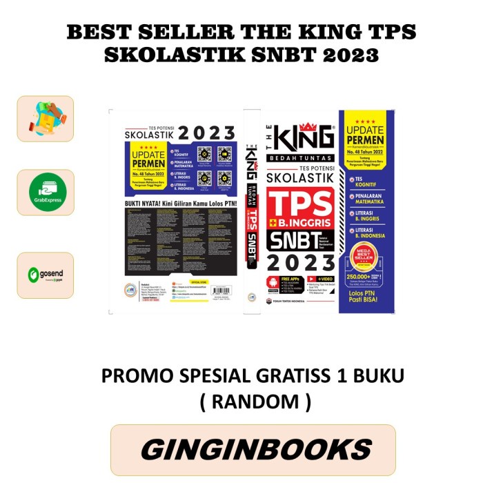 Jual BUKU THE KING BEDAH TUNTAS TPS UTBK 2022 2023 Shopee Indonesia