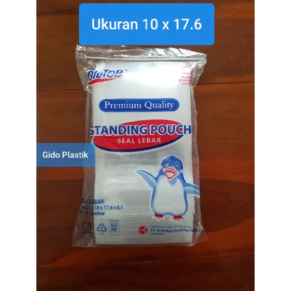 Jual Standing Pouch Ukuran 10 X 17 6 STP Plastik Klip Ziplock