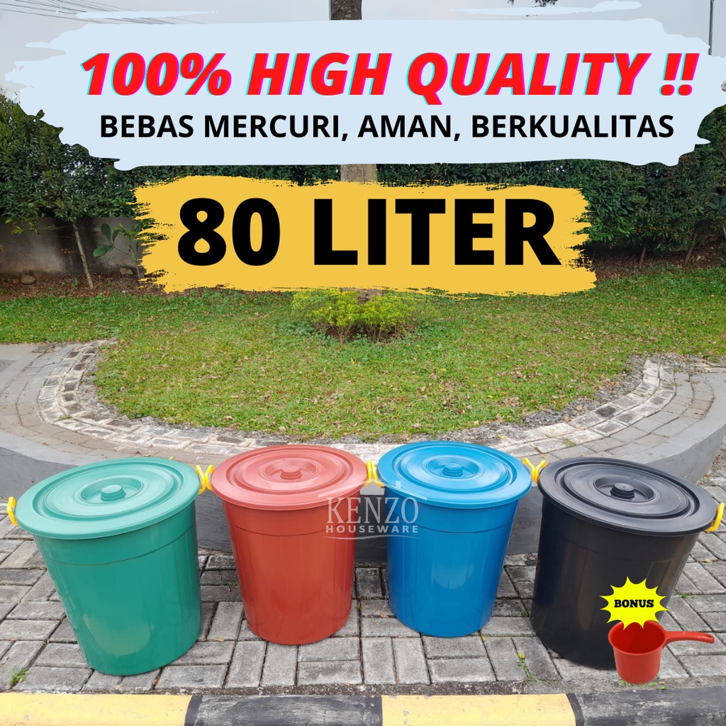 Jual Ember Liter Plastik Gentong Bak Air Mandi Tong Air Plastik