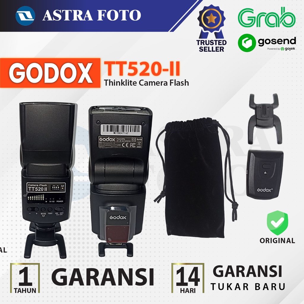 Jual Godox Tt Ii Tt Ii Tt Ii Flash Kamera Dslr Mirorless Free