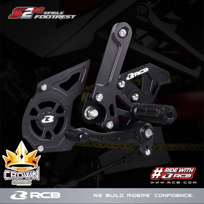 Jual Footstep Underbone Single Set RCB V2 CNC Yamaha MX King Shopee